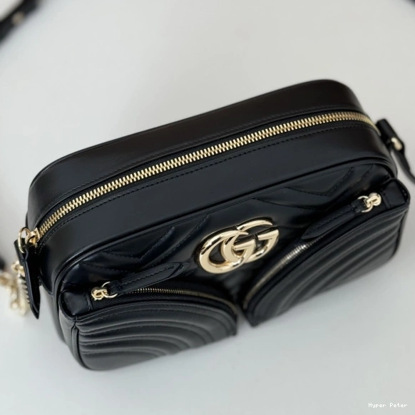 Hyperpeter bag-24.5*15*9CM Gucci small shoulder GG Marmont 0731